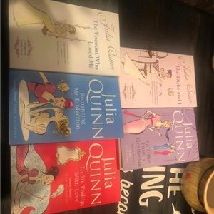 Bridgerton paperback books 1-5 each read once